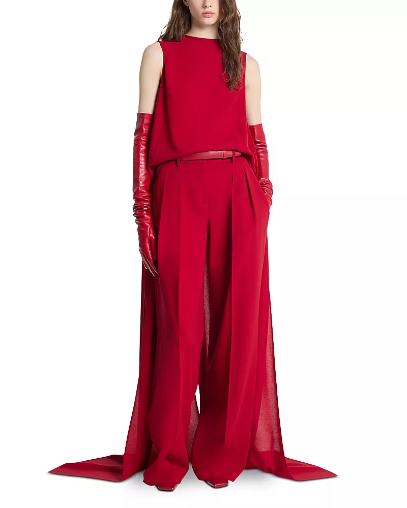Michael Kors Collection Opera Wool Blouse