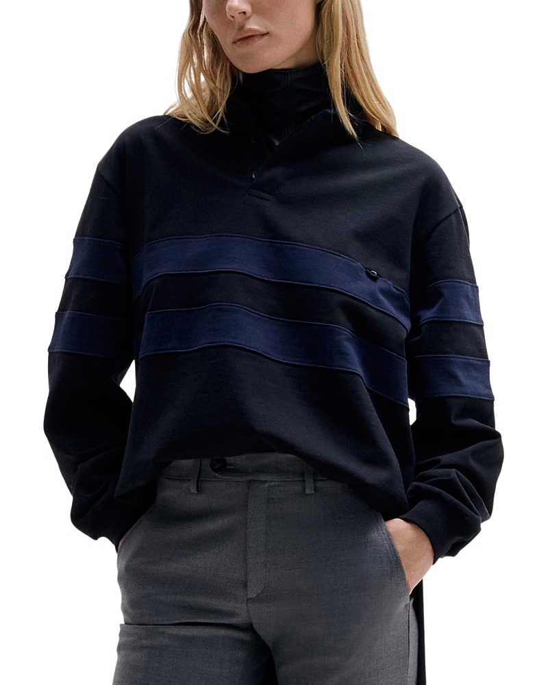Darkpark Jill Striped Rugby Polo