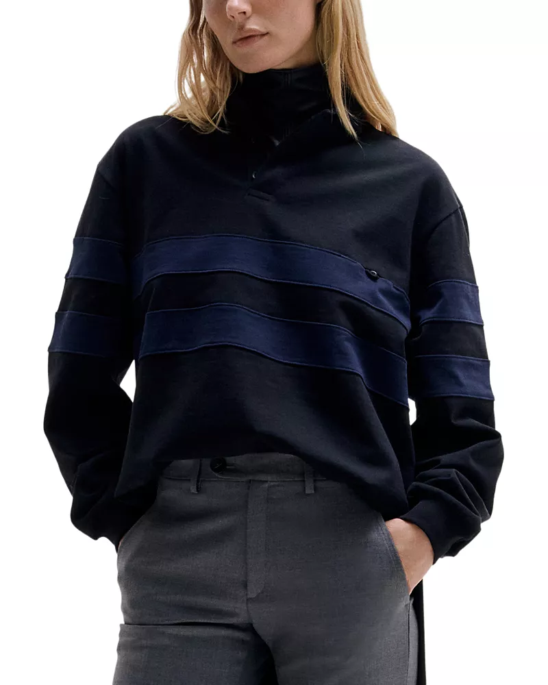 Darkpark Jill Striped Rugby Polo
