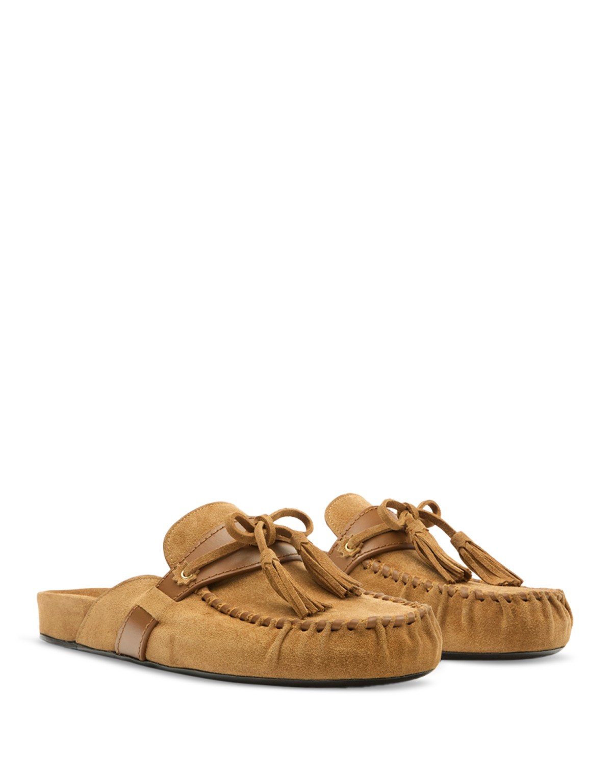 Malvin Suede Moccasin Mules