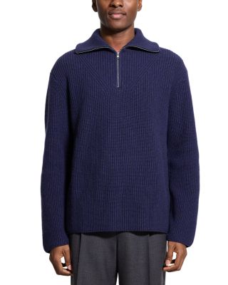 Wool Boucle Turtleneck Sweater