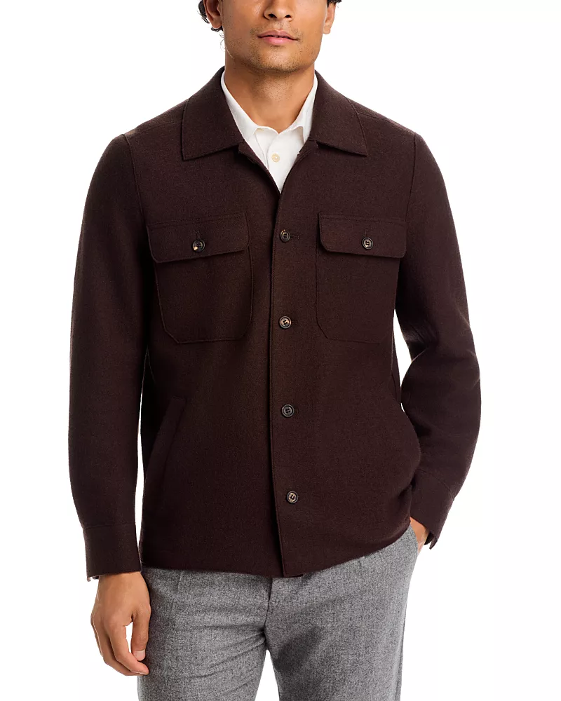 Eleventy Wool Overshirt