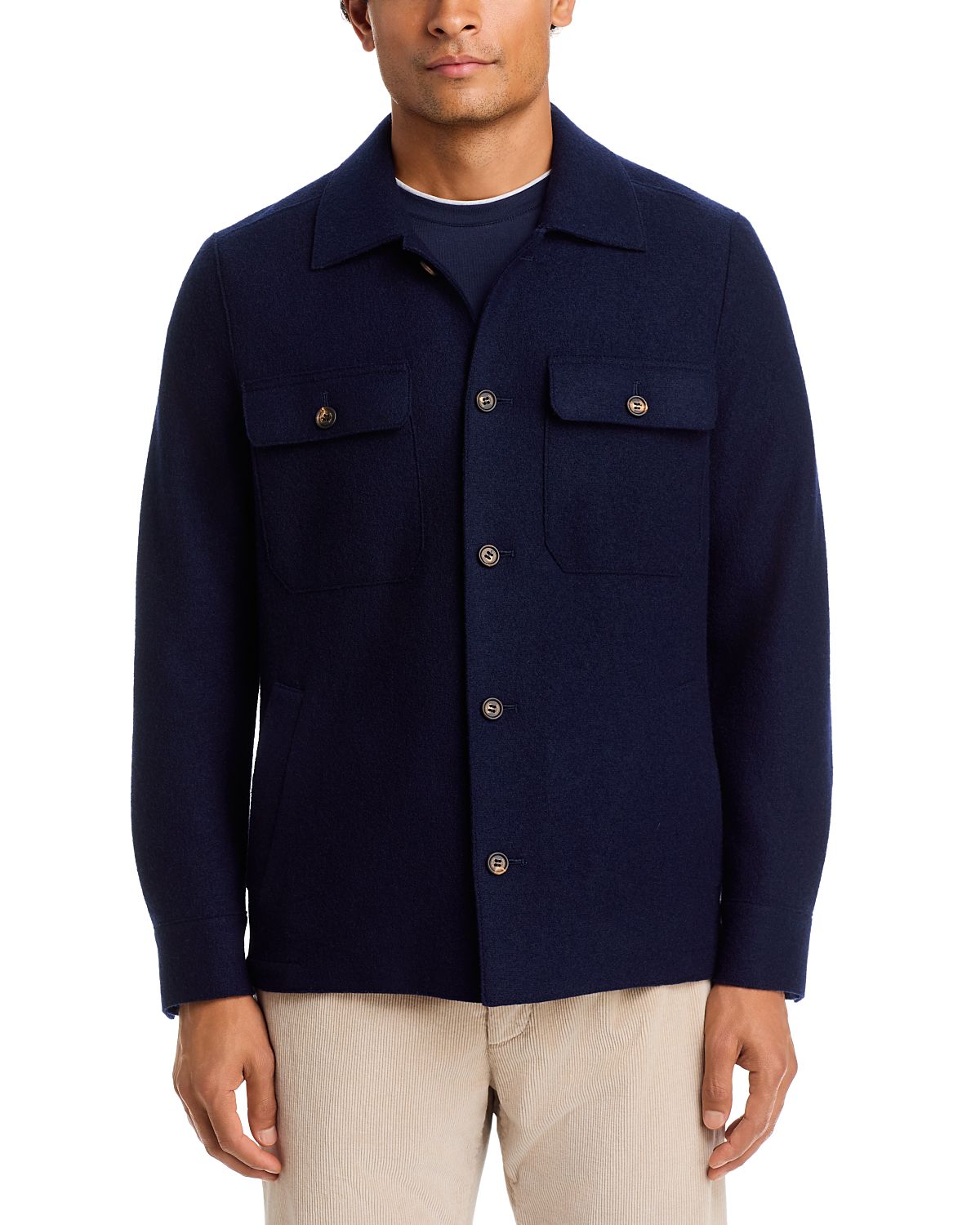 Eleventy Wool Overshirt