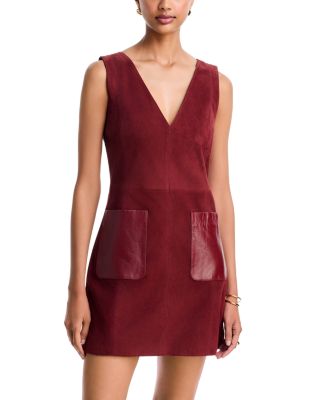 Reign Leather Mini Dress
