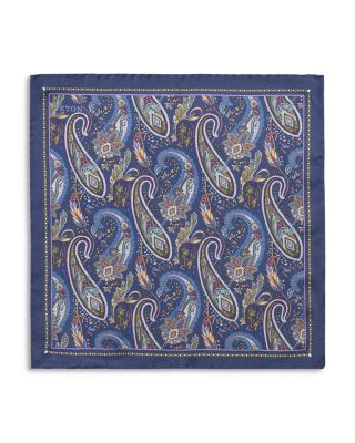 Paisley Silk Twill Pocket Square