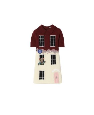Girls' Townhouse Bear Wool Cashmere Dress - Little Kid, Big Kid