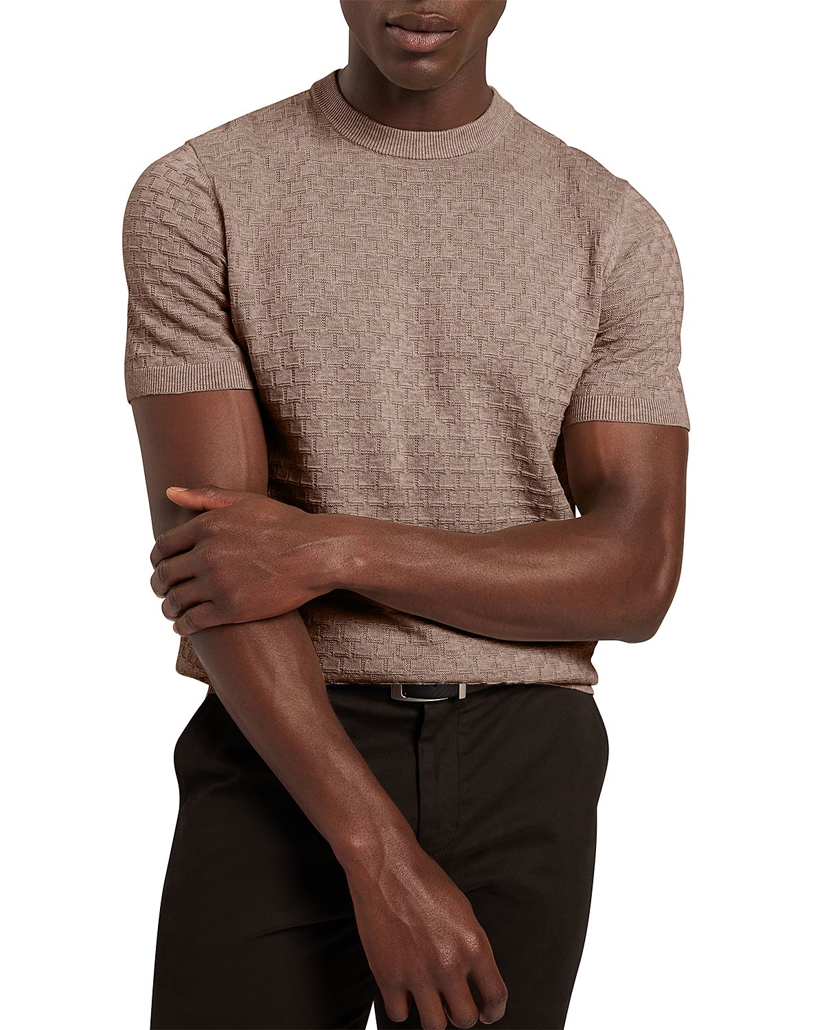 Ted Baker Ingvi Short Sleeve Cotton Wool Tee