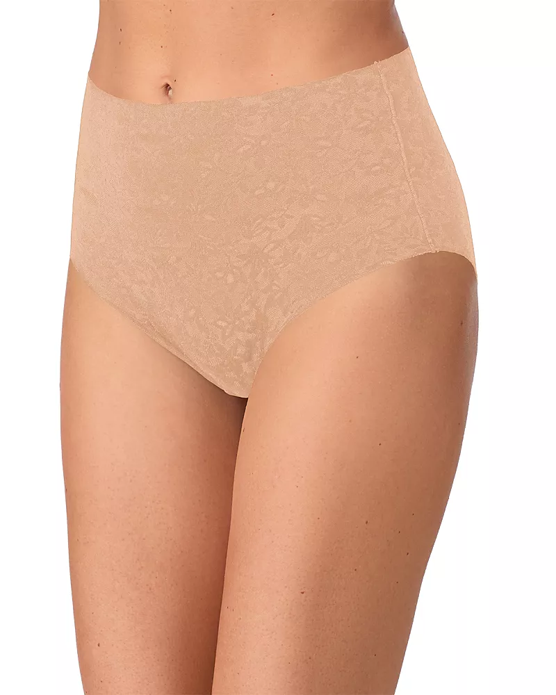 Le Mystere Lace Tech Free Cut Nylon Stretch Blend Briefs