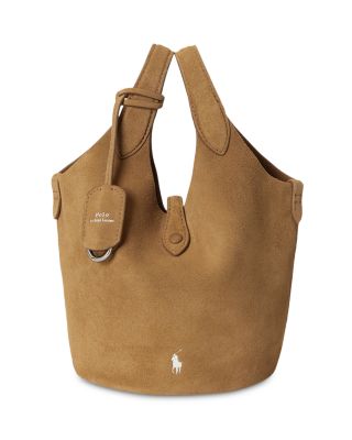 Polo Ralph Lauren Polo Play Small Suede Tote Bag