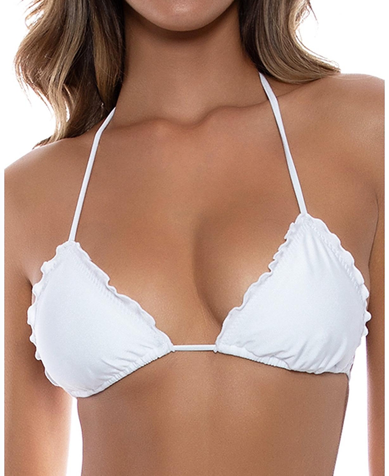 Luli Fama Buena Wavy Triangle Bikini Top