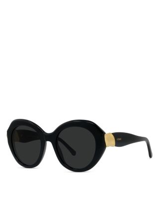Geometric Jewel Embellished Sunglasses, 52mm