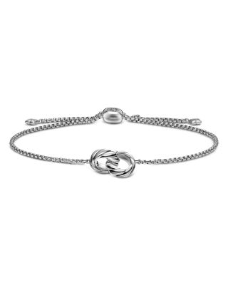 Sculpted Cable Chain Bracelet in Sterling Silver, 8mm