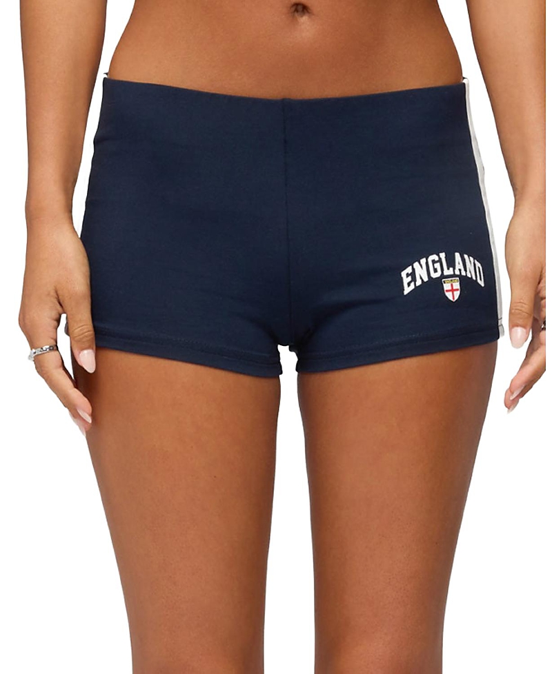 Edikted England Girl Micro Shorts