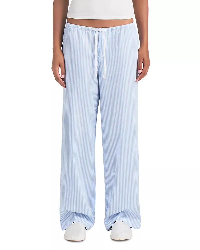 Skims Cotton Poplin Sleep Pants