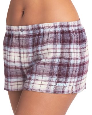 Cotton Flannel Sleep Shorts