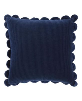  Corduroy Quarters Decorative Pillow, 18"L x 18"W