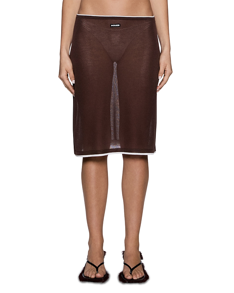 Ksubi Sott Layered Midi Skirt