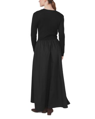 Mixed Media Maxi Dress - thumbnail 3