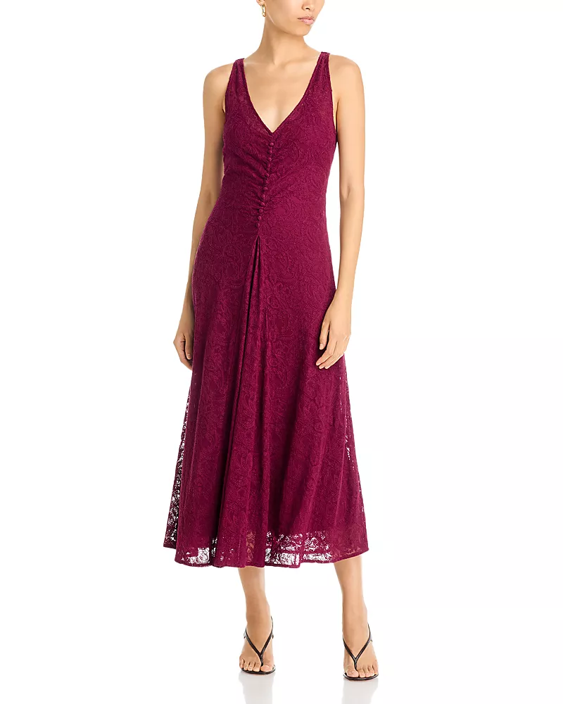 Johnny Was Sheanne Cotton Blend Lace Sleeveless Dress