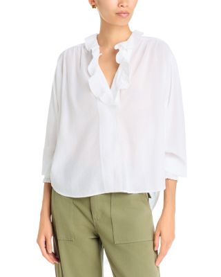 Yalenna Ruffled Trim Blouse