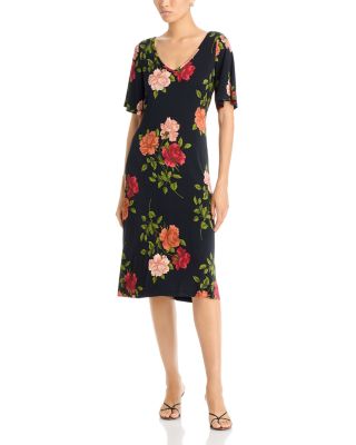 Johnny Was The Janie Favorite Double V Neck Midi Dress