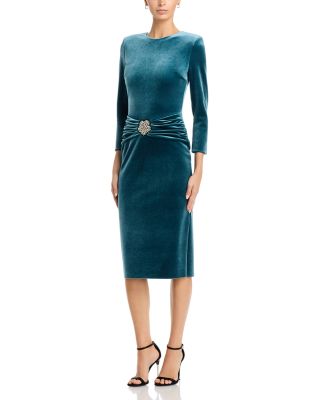 Yaras Embellished Velvet Dress