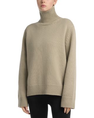 Oversized Lambswool Turtleneck Sweater
