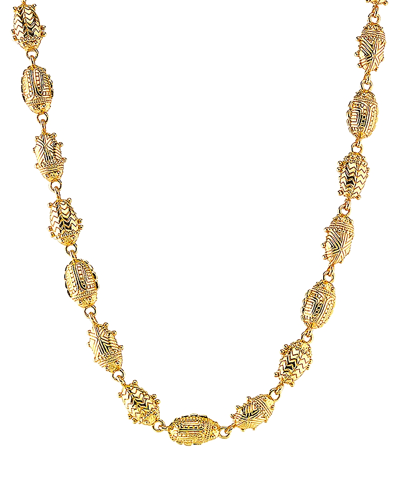 Capucine De Wulf Scarab Petite Link Necklace, 18-19