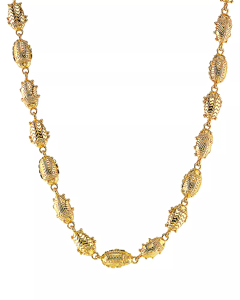 Capucine De Wulf Scarab Petite Link Necklace, 18