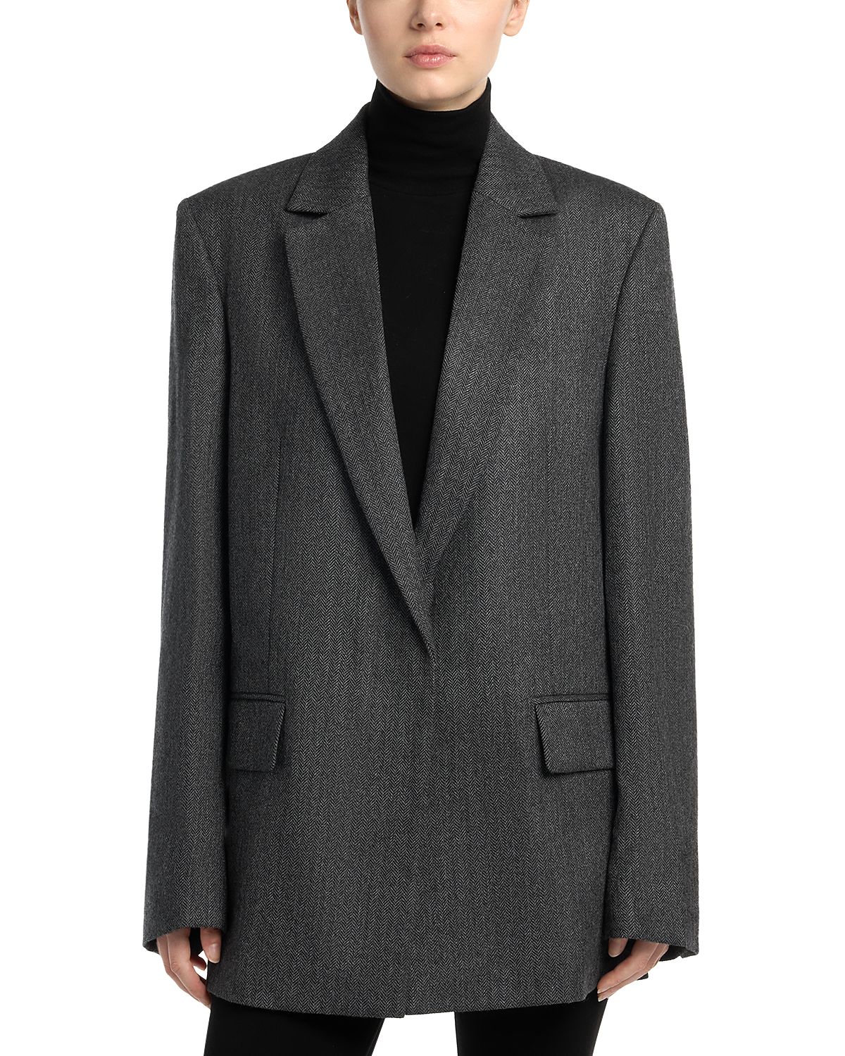 Toteme Herringbone Wool Blazer