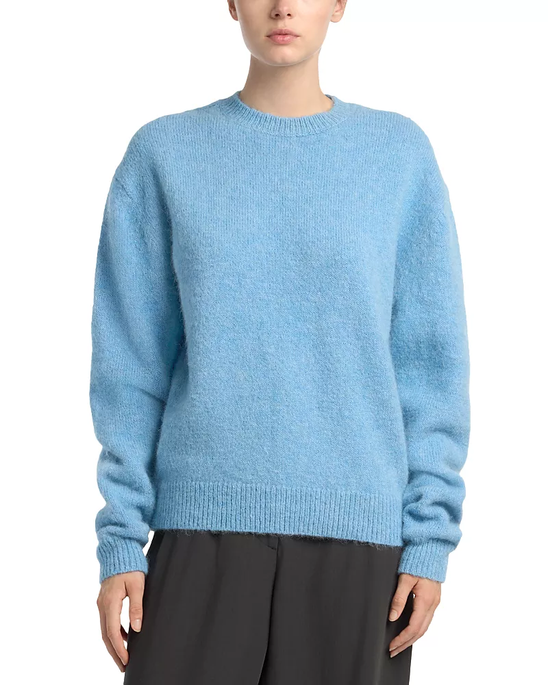 Toteme Wool & Cotton Classic Alpaca Crewneck Sweater