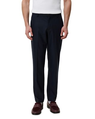Brushed Twill Straight Fit Suit Pants