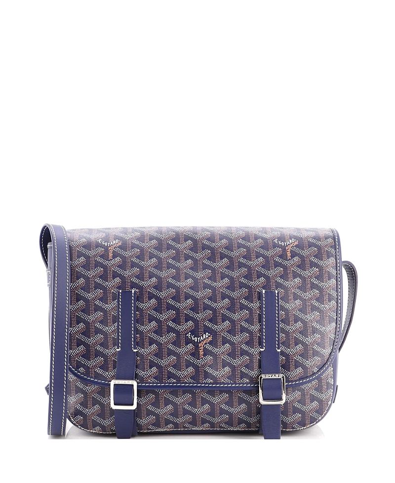 Pre-Owned Goyard Mm Belvedere Messenger Bag Coated Canvas