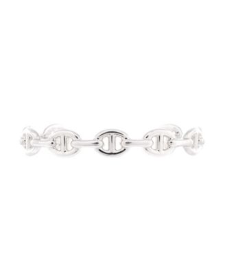 Medium Chaine d'Ancre Enchainee Cuff Bracelet Sterling Silver