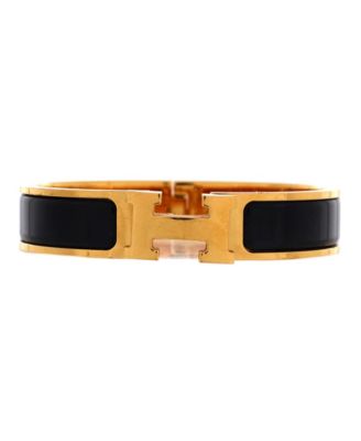 Narrow Clic H Bracelet Enamel