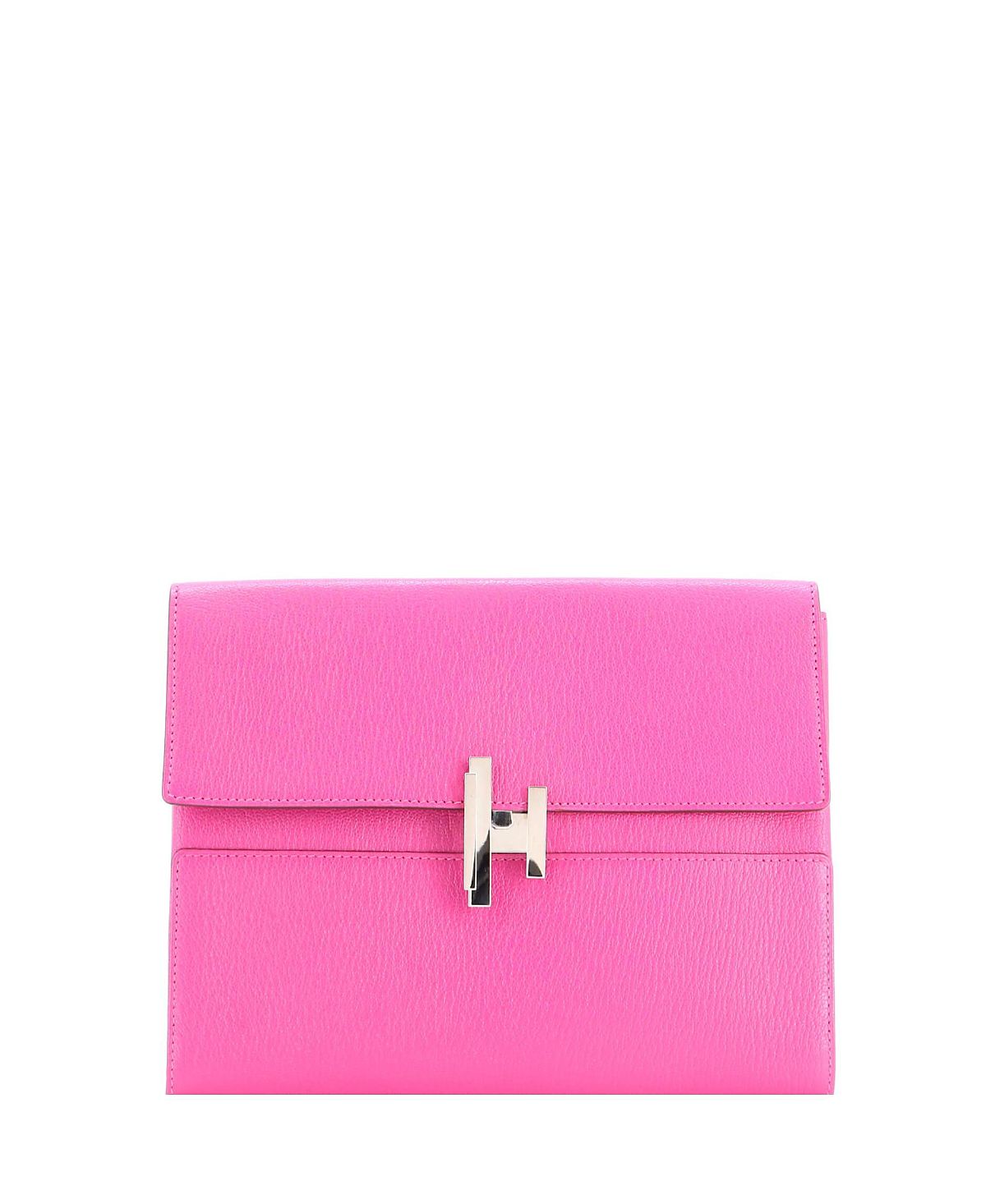 Pre-Owned HERMES Cinhetic Clutch Chevre Mysore