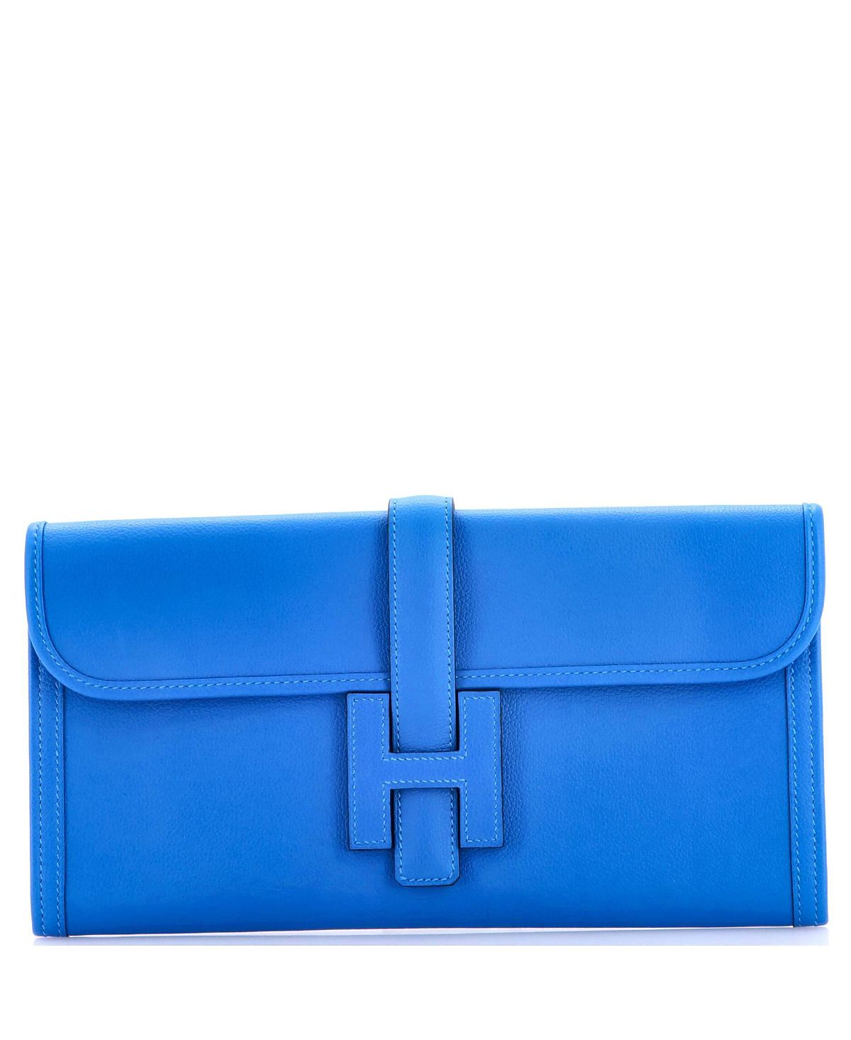 Pre-Owned HERMES 29 Jige Elan Clutch Evercolor