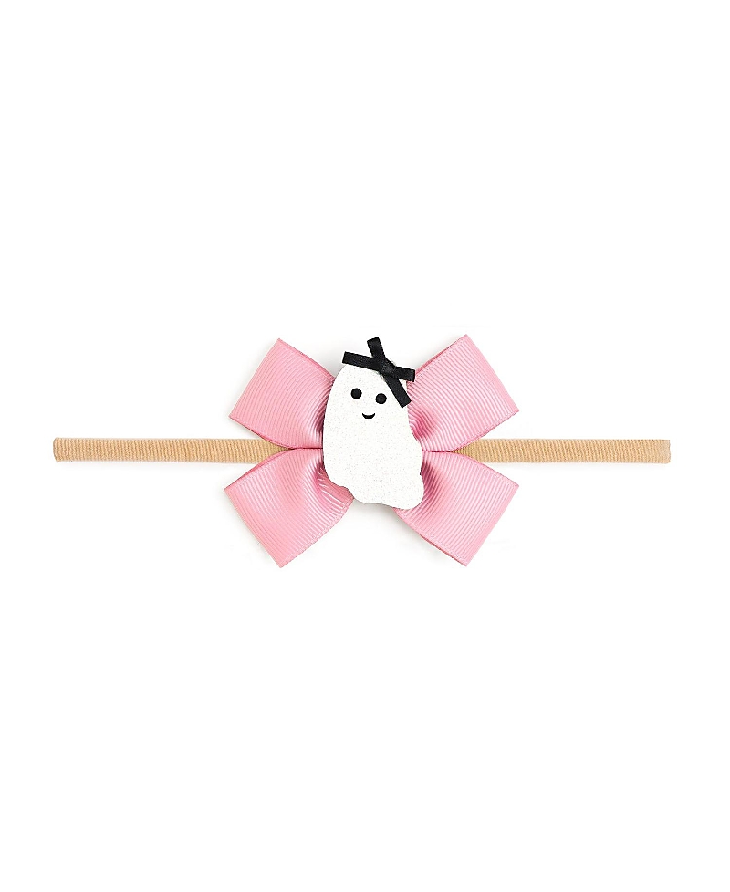 Sweet Wink Girls' Sweet Ghost Halloween Grosgrain Bow Baby Headband - Baby