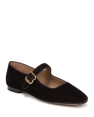 Sam Edelman Women's Michaela Velvet Mary Jane Flats