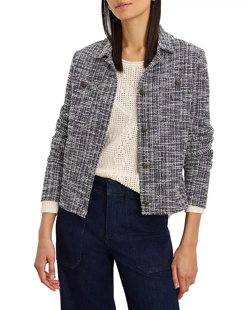Nic+Zoe Nightfall Crop Knit Jacket