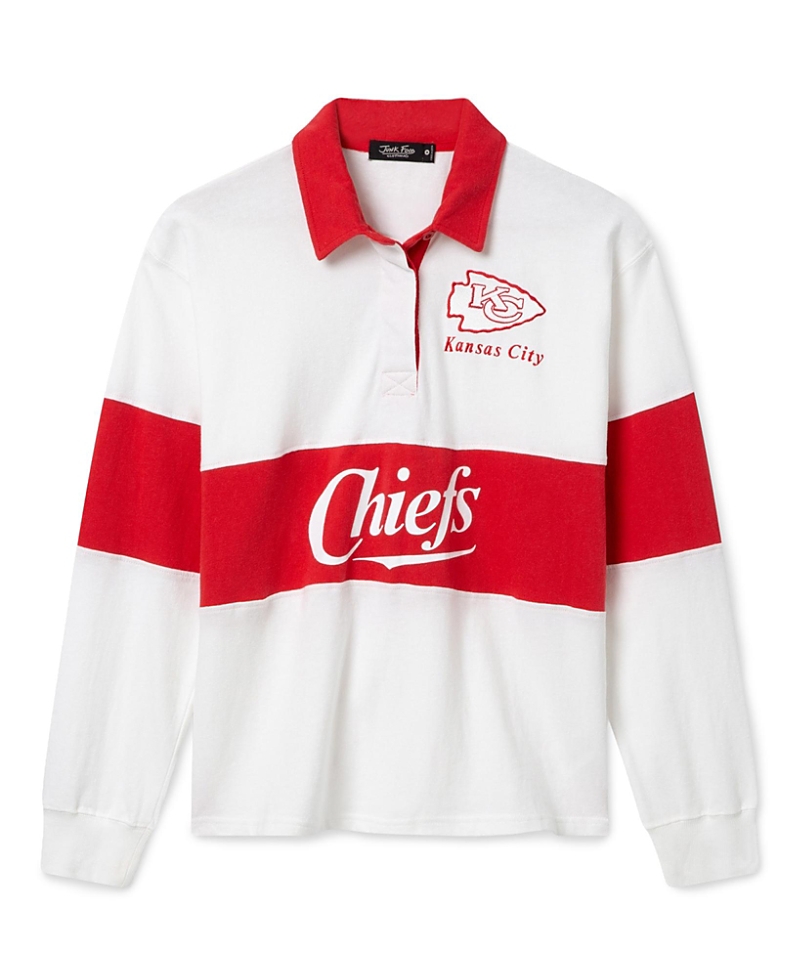 Junk Food Clothing Women's Kansas City Chiefs Rugby Shirt