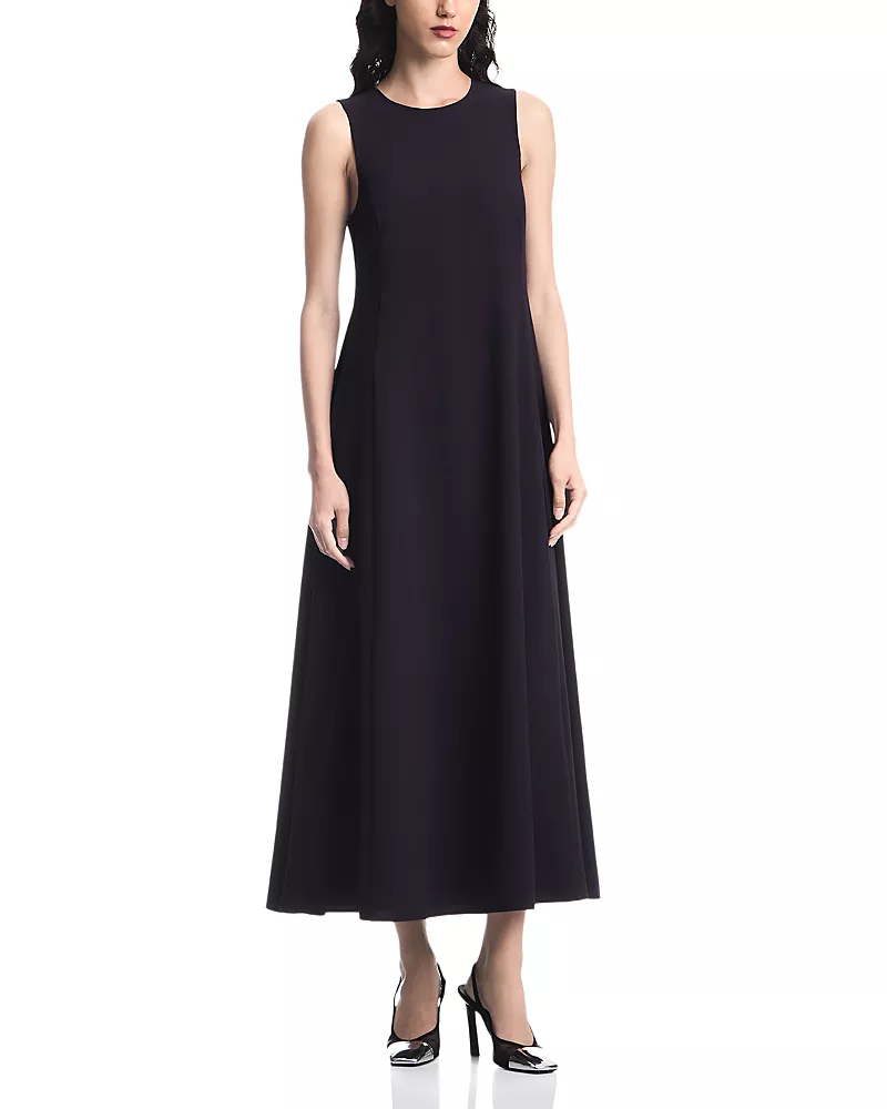 Emporio Armani Sleeveless A Line Maxi Dress