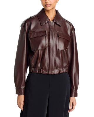 Ruby Faux Leather Jacket 