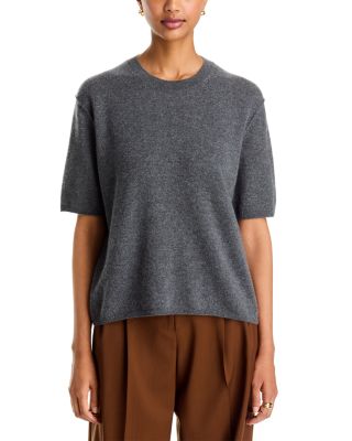 Cashmere Short Sleeve Crewneck Tee