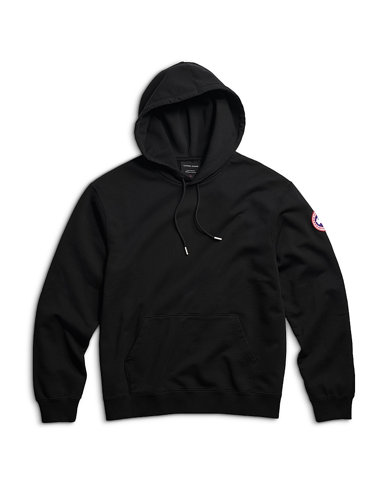 Canada Goose Loon Cotton Logo Patch Drawstring Hoodie