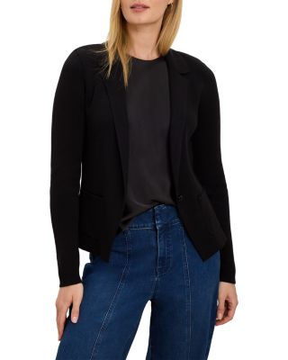 Elegant Knit Tailored Blazer