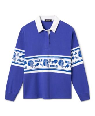Junk Food Clothing Women's Buffalo Bills Helmet Rugby Shirt