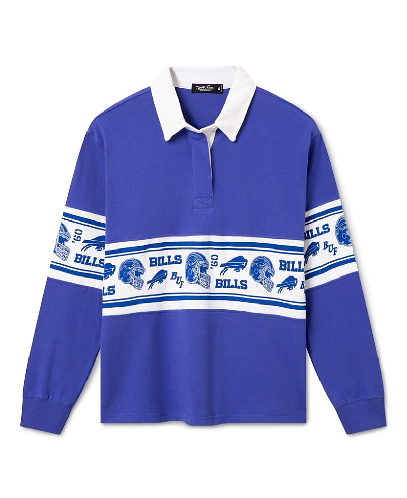 Junk Food Clothing Women's Buffalo Bills Helmet Rugby Shirt