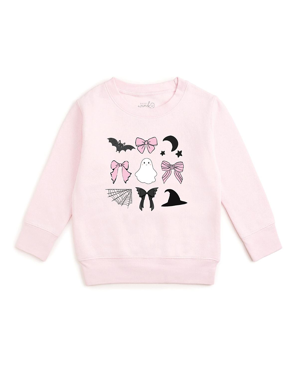 Sweet Wink Girls' Spooky Coquette Halloween Sweatshirt - Little Kid, Big Kid