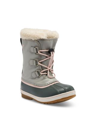 Unisex Yoot Pac™ Faux Shearling Lined Waterproof Winter Boots – Big Kid